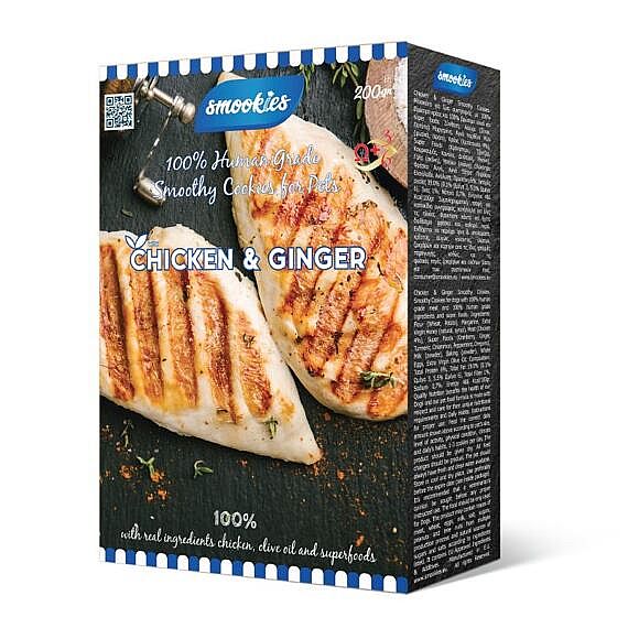 02f262da2afddc6b0488749990196f8c9e11ddea SMOOKIES Premium CHICKEN 200g - kuracie sušienky 100% human grade – Obrázok 1