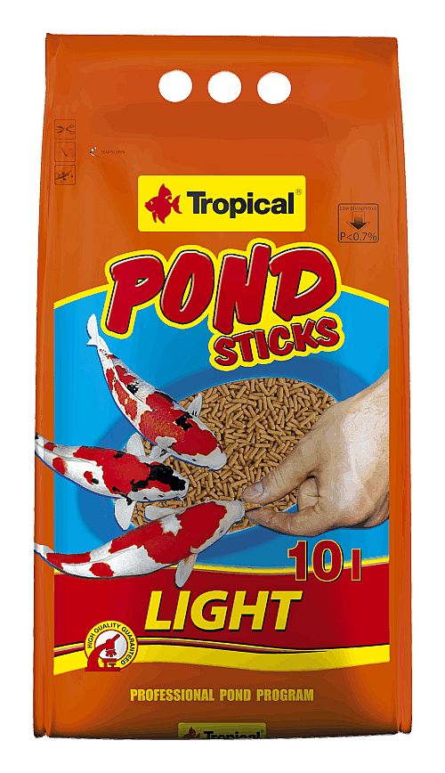 034933b3600ef8ea668e25e8c4e433b9a09092e9 Tropical POND STICKS LIGHT 10L/900g – Obrázok 1