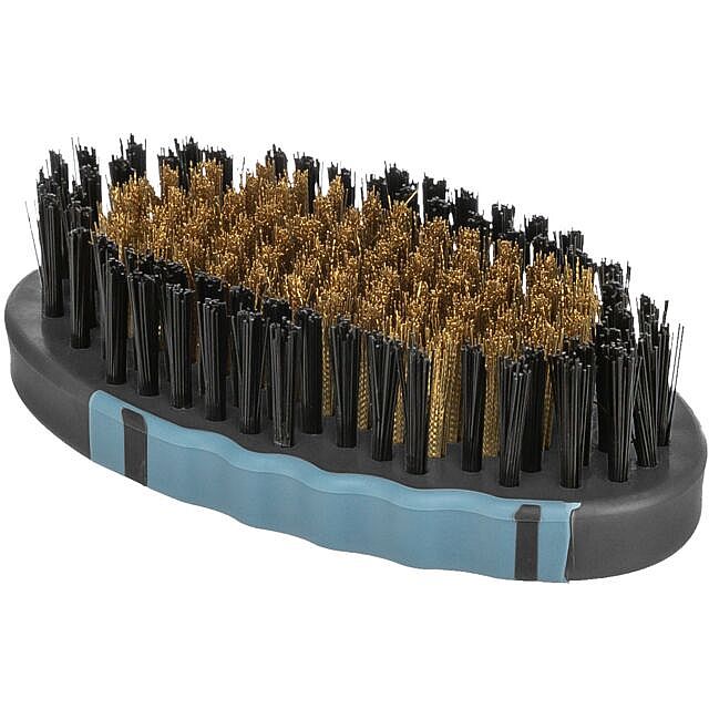 0559704889bd0cde3e0f4c90effacabb311dcfad Care brush, plastic/nylon & brass bristles, 7 × 12 cm – Obrázok 1