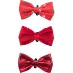 Xmas Suit bow tie Christmas mix 10cm