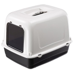 TOILET CLEAR CAT 10 BLACK PLT