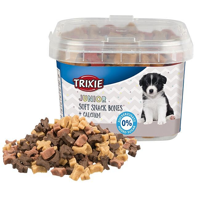 0d4e0cbd4acbd0b01614ae872db1352b11ecade8 Junior Soft Snack Bones with calcium, 140 g – Obrázok 1