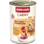 Konzerva CARNY adult 400g - kura a kačka