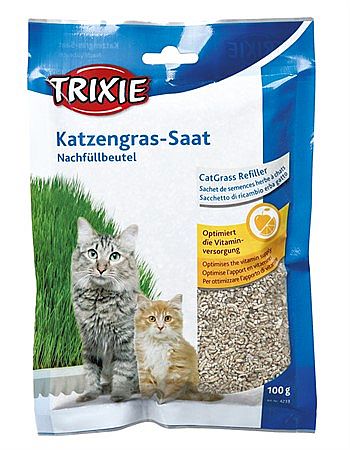 1951434258d5e184b1d5d96f3d6bb5605581964c Organic cat grass refill for 4232, bag/approx. 100 g – Obrázok 1