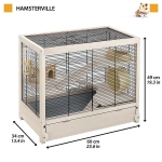 CAGE HAMSTERVILLE BLACK