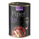 PIPER Junior konzerva pre šteňatá s teľacím a jablkami 400g