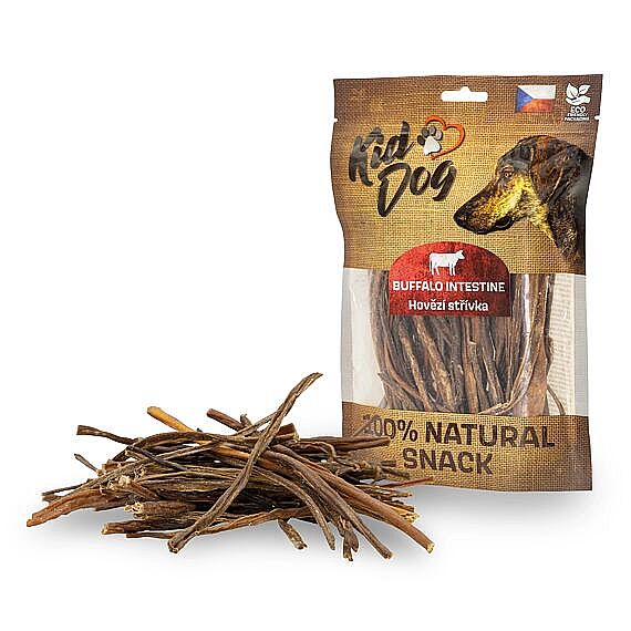 1d7e6251b810783f65d9118865238182f66bbde7 KD Natural Snack, hovädzie črievka tenká 12 cm/ 120g – Obrázok 1