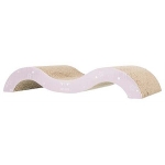 Junior scratching wave, 38 × 7 × 18 cm, light lilac/mint