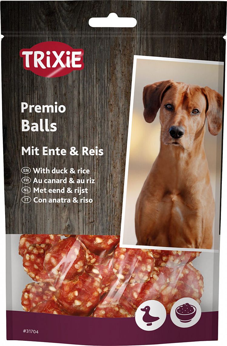 2619a08ec5ac1404a2accbdd4a378322c4592b5a PREMIO Rice Duck Balls, 80 g – Obrázok 1