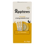 Pochúťka  APPLAWS Cat Treat chicken  puree 8x15g