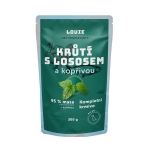 Kapsička LOUIE morka s lososom a žihľavou 300g pre psov