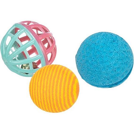 2da3460c04a52000186f161871b141cedbe2b8de Set of balls, various types, ø 4 cm, 3 pcs. – Obrázok 1