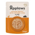 Kapsička APPLAWS Cat Chicken with Liver in Jelly 70g