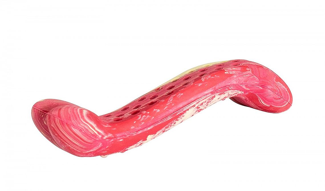 33e75ddd129b98c53e347647f5de113f79523f02 HHD Dentálna kosť 11cm, vôňa hov.steak, antibakteriálna – Obrázok 1