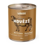 Konzerva LOUIE hovädzie s ryžou 800g pre psov