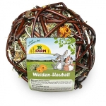 JR FARM loptička z vŕbového prútia plnená senom 80g/13cm