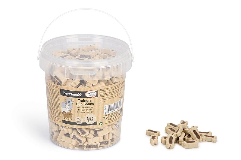 3b3e504e20fcc4bc921d121801220b3f847218ec DELISNACKS mini kostičky 500g jahňa, ryža – Obrázok 1
