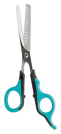 3ddfb498ac117b3da0ba764e99f9d779a81e97f4 Thinning scissors, one-sided, plastic/stainl. steel, 16 cm – Obrázok 1
