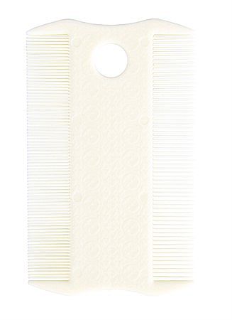 4a31ab0c1e586c42d1f5b3aca9c92d55b0d26794 Flea and dust comb, double-sided, plastic, 9 cm – Obrázok 1