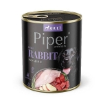 PIPER konzerva pre psov s králikom a jablkom 800g