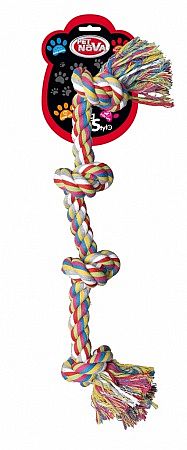 54700edcc0042e9ffe02542a585a53254e4a3209 HRACKA - ROPE-4KNOT-55CM – Obrázok 1