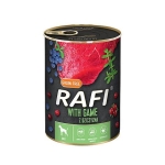 RAFI Grain Free konzerva pre psy s divinou 400 g