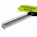 Pozink. Krmítko pre hydinu 100cm 5ks