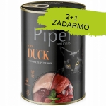PIPER CAT Adult konzerva pre mačky s kačacím mäsom 3×400g (2+1 zdarma)