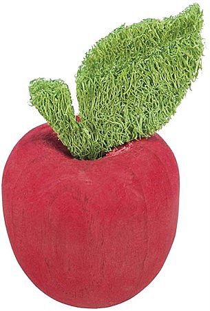 5b27ef92e99b01b992044c39349105d67132a36a Apple, wood/loofah, ø 5.5 × 9 cm zrušené – Obrázok 1