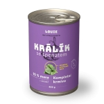 Konzerva LOUIE králik so špenátom 400g pre psov