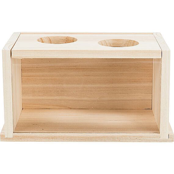 61f3d1bdbe2ac8137e75075e233dfb5daf5b7876 Sand bath, mice/hamsters, wood, 22 × 12 × 12 cm – Obrázok 1