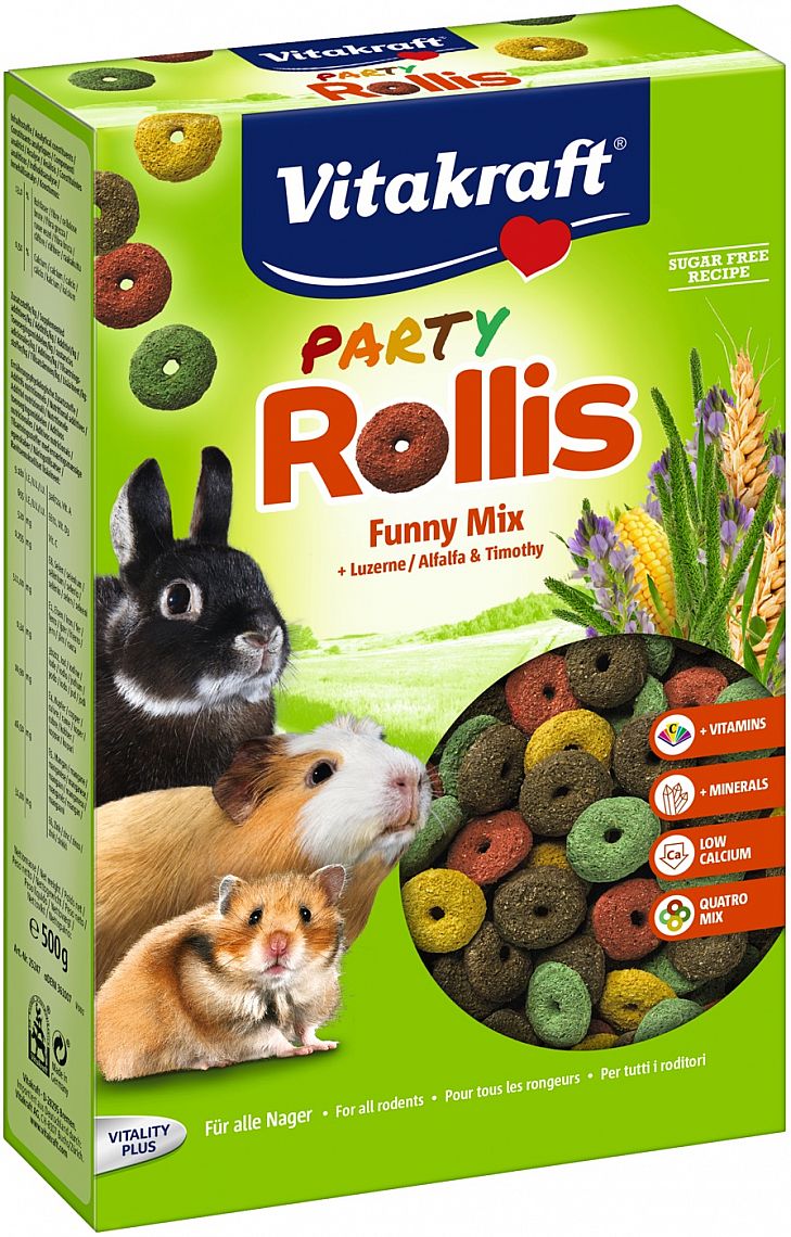 6279d6826a8eecb0828098794c0127a49a5449e8 VK Rollis Party for rodents 500g – Obrázok 1
