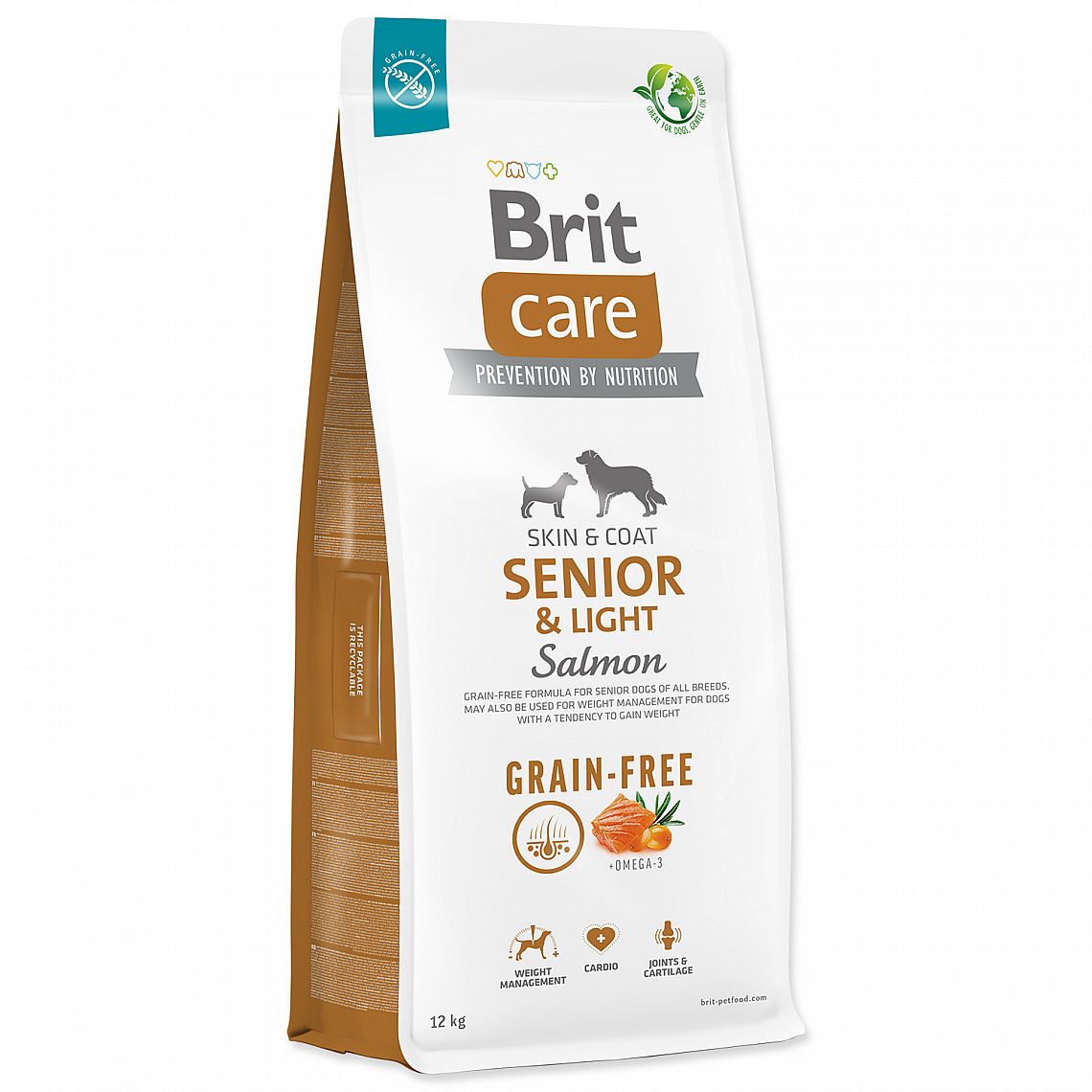 63f482bc89272d8e990451bc811619fa71479a40 BRIT Care Dog Grain-free Senior & Light 12kg – Obrázok 1