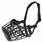 Muzzle, plastic, L–XL, black