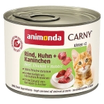 Konzerva CARNY kitten 200g - kura/kralik