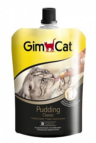 65e21aae665d860e7e32fe832b641d3c3fadcde0 GIMCAT Puding pre macky 150g – Obrázok 1