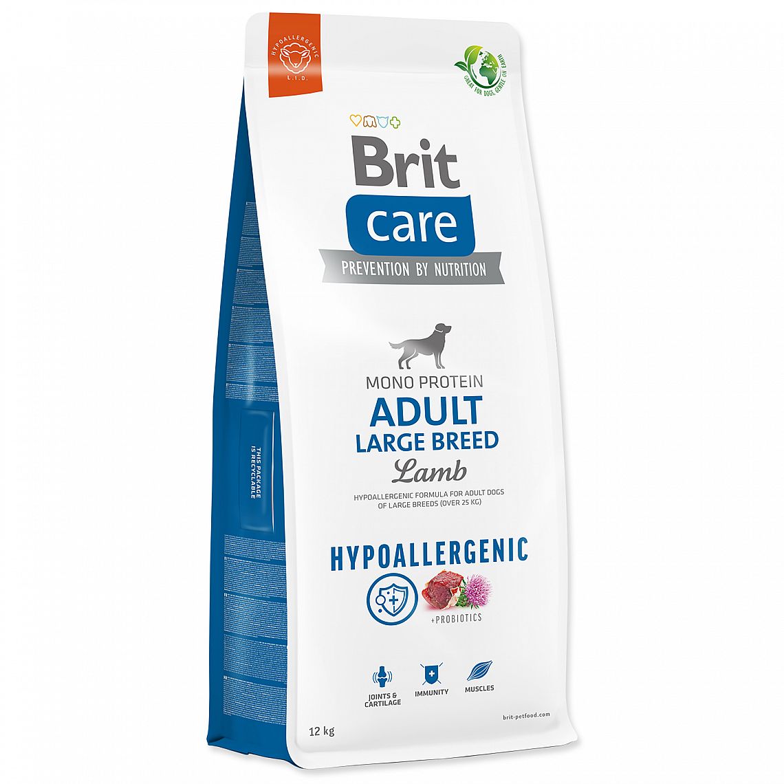 69e7b142b89db3618d28f841642da02befe72c96 BRIT Care Dog Hypoall. Adult Large Breed 12kg – Obrázok 1