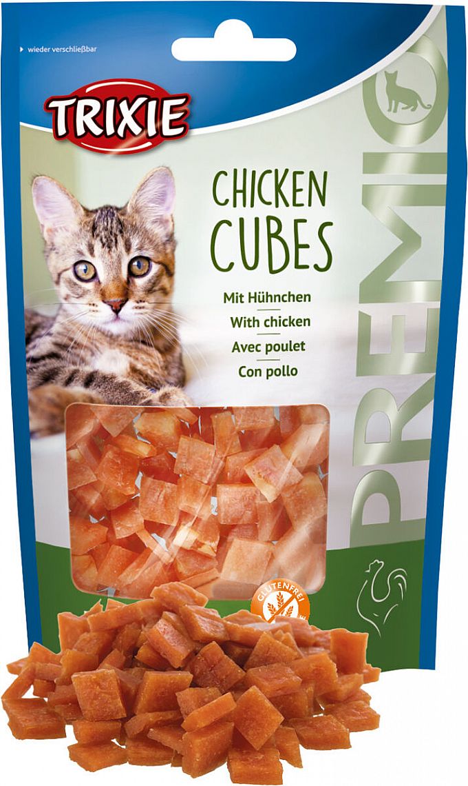 7309a6010a37b0e5ed92043c817ba67534338447 PREMIO Chicken Cubes, 50 g – Obrázok 1