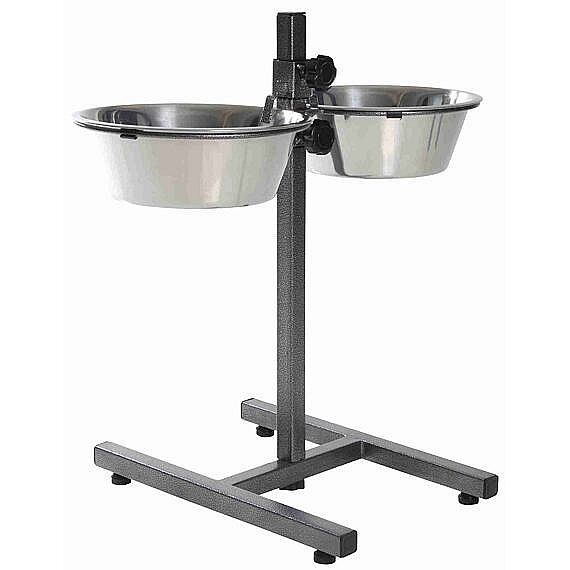 76ab64f5f0732e49bf70c4cbbb879700ed78fb07 Dog bar, stainless steel/metal, 2 × 2.8 l/ø 25 cm – Obrázok 1