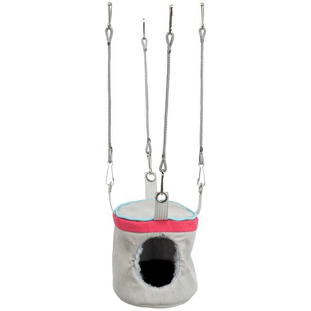 77319f1818b983cdc30b5593f25afdcef08cfa5f Rustling cave, hanging, hamsters, ø 10 × 9 cm – Obrázok 1