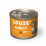 Konzerva LOUIE kuracie, prebiotika 200g pre mačky