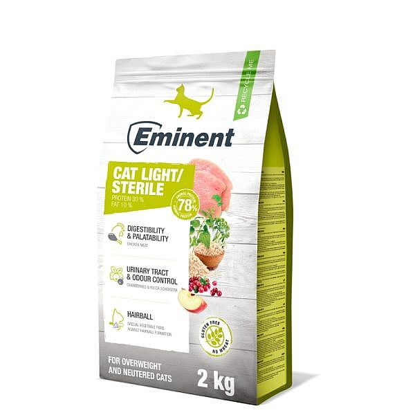 82e4a5ff24d62b587ae3622b3d029a5a413a7e20 Eminent Cat Light/Sterile 2kg |ZELENÁ| – Obrázok 1