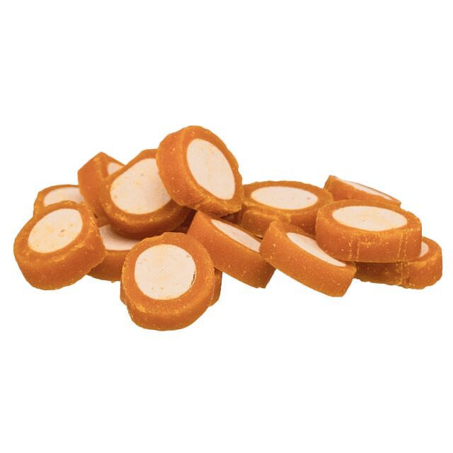 8adfd481c5e207a179393792ad5a23f77affb992 PREMIO Chicken Cheese Rolls, 100 g – Obrázok 1