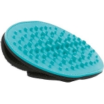 Massage brush, polyester/silicone/TPR, 11 × 14 cm
