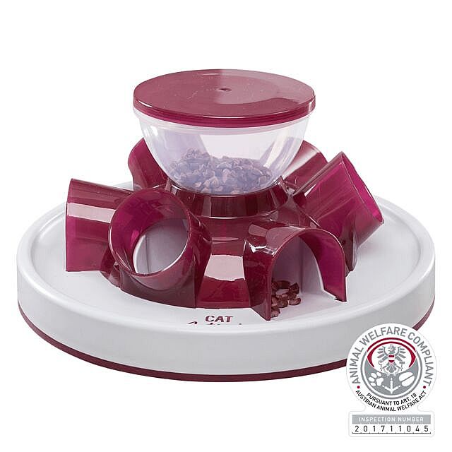 9bab022ce64dd48d4d57b6fe42ce2a08444f9ce4 hračka pre mačky Cat Activity Tunnel Feeder ø 28 × V 14 cm – Obrázok 1