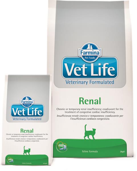 OBC007229-1382091775 Farmina Vet Life cat renal 2 kg – Obrázok 1