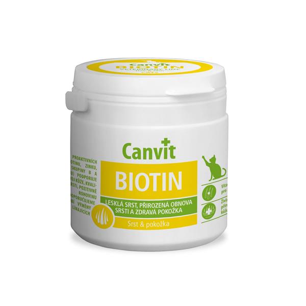OBC010210-1428498771 Canvit Biotin pre mačky 100 tbl. 100 g – Obrázok 1