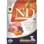 Farmina N&D dog PUMPKIN (GF) puppy mini, lamb & blueberry 7 kg