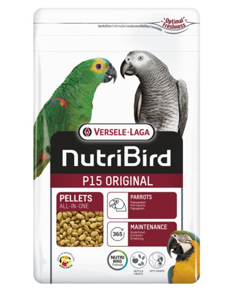 OBC015437-1680171596 VL Orlux NutriBird P15 Original- extrudy pre veľké papagáje s ovocím na denné kŕmenie 3 kg – Obrázok 1