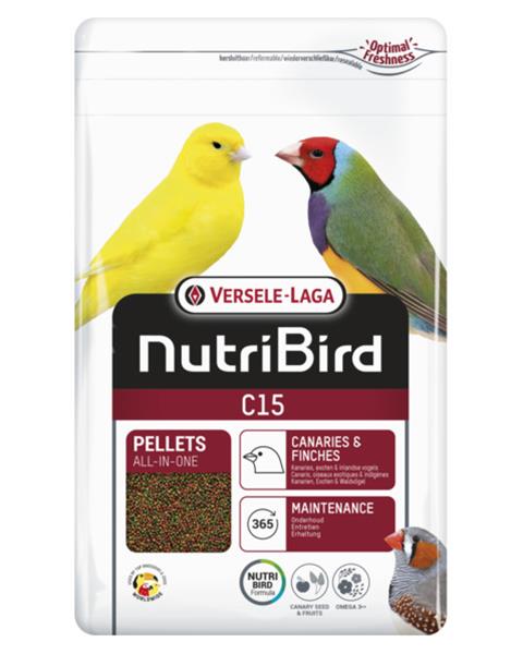OBC015439-1680171909 VL Orlux NutriBird C15- extrudy pre kanáriky a exoty na denné kŕmenie 3 kg – Obrázok 1